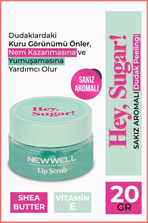 Hey Sugar! Sakız Aromalı Dudak Peelingi 20gr T1006 - 1