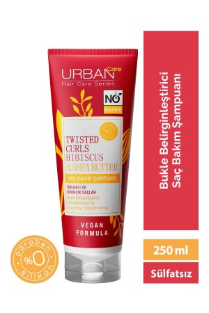 Hibiscus&shea Butter Kıvırcık Ve Dalgalı Saçlara Özel Saç Bakım Şampuanı-sülfatsız-250ml - 2