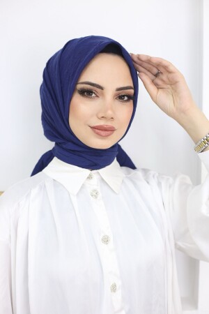 Hijab-Damen-Bambusschal, Marineblau - 2