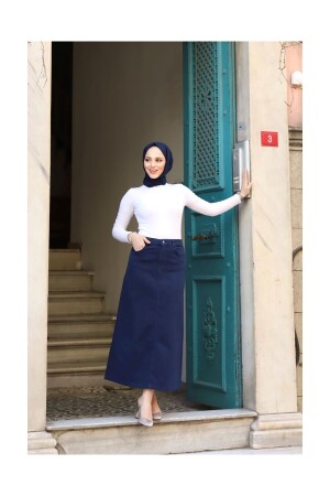 Hijab-Rock – Marineblau ET00004 - 3