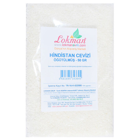 Hindistan Cevizi Öğütülmüş 50 Gr Paket - 7