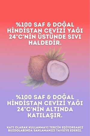 Hindistan Cevizi Yağı Soğuk Sıkım 100 Ml %100 Saf Ve Doğal Coconut Oil - 7