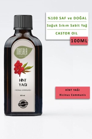 Hint Yağı 100 ml. (castor Carrier Oil) - 3