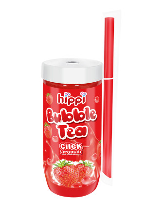 HIPPI BUBBLE TEA STRAWBERRY-CILEK 350 ML - 1