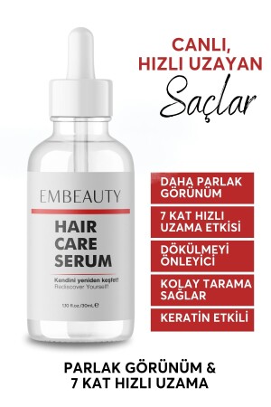 Hızlı Saç Uzatma Serumu- Argan Ve Keratin Özlü Dökülme Karşıtı 30 ml (ÖZEL FORMÜL) - 2