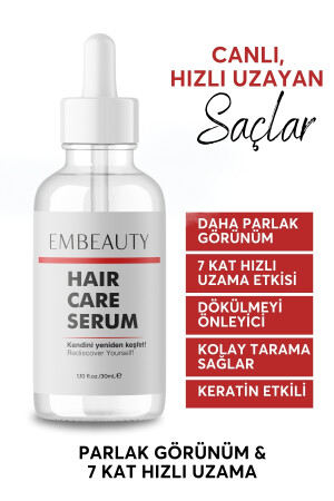 Hızlı Saç Uzatma Serumu, Argan Ve Keratin Özlü Dökülme Karşıtı 30 ml (ÖZEL FORMÜL) scuztm - 4