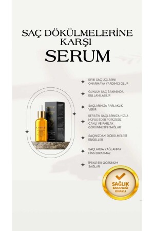 Hızlı Saç Uzatma Serumu Argan Ve Keratin Özlü Dökülme Karşıtı Ve Besleyici 30 ml - 5