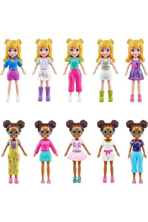 HKW10 Polly Pocket ve Arkadaşları Kombin Eğlencesi Oyun Seti - 7