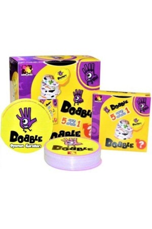 Hobi Dobble Dikkat Ve Refleks Oyunu 55 Kartlı Tr-54312 TR-9875377353 - 1