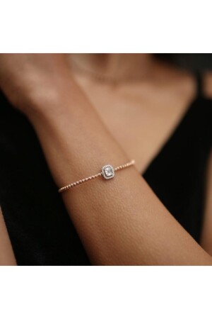 Hochwertiges Diamantarmband im Baguetteschliff - 1