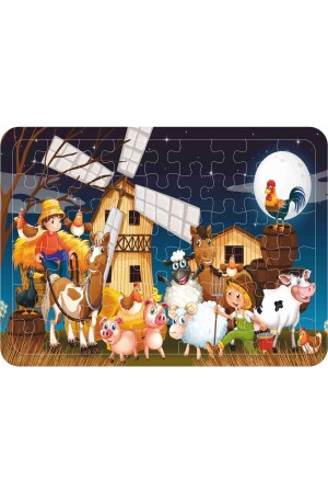 Holzpuzzle für Kinder, 5er-Set, 54 Teile, puzzle028 - 4