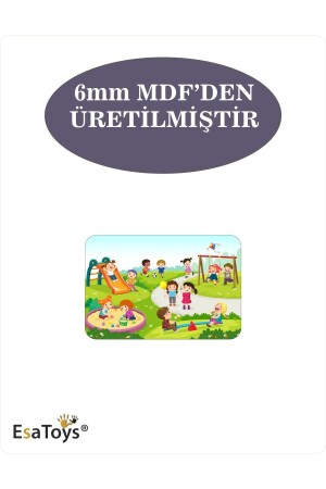 Holzpuzzle für Kinder, 6 Teile - 4