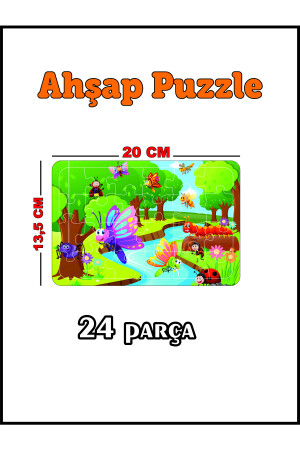 Holzpuzzle-Set mit 6 Stück PZ61094103981309 - 6