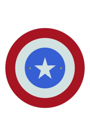 Holzspielzeug-Set mit 2 Captain America-Schild und blauem Schwert ETİCSET031 - 4