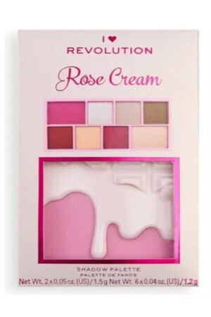 Hover to zoom I ?? Revolution Rose Cream Eyeshadow Palette 8 Shades New - 3