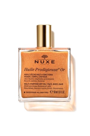 Huile Prodigieuse Or Golden Glitter Mehrzweck-Trockenöl für Gesicht, Körper und Haare, 50 ml - 1