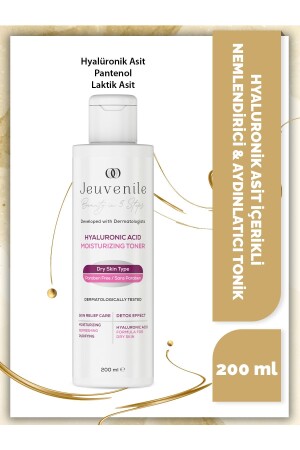 Hyalüronik Asit İçerikli Tonik - Nemlendirici, Aydınlatıcı (Hyaluronic Acid, Panthenol,Lactic Acid) 8682397030383 - 2