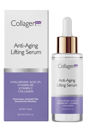 Hyaluronik Asit Serum 30ml, Yaşlanma Karşıtı, Kolajen Içerikli, Vitamin B5, Vitamin C 8682887500921 - 1