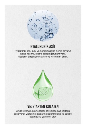 Hyaluronik Asit&Kolajen Kuru ve Cansız Saçlara Özel Saç Bakım Serumu-75ML-UV Koruma - 7