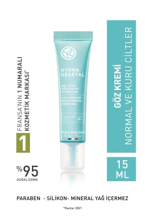 Hydra Vegetal – Aloe Vera & Escin – Augencreme für normale und trockene Haut – 15 ml - 1