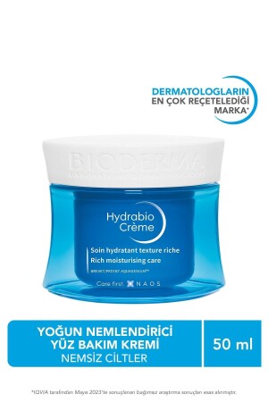 Hydrabio Cream Hyalüronik Asit Niasinamid E Vitamini İçeren Yoğun Nemlendirici Yüz Bakım Kremi 50mL 3401329447687 - 3