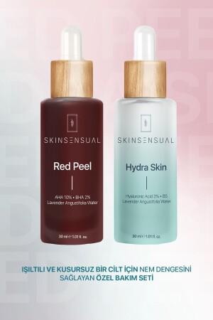 hydra+redpeel Purifying Care Set speziell für feuchtigkeitsbedürftige Haut und hilft, Akneunreinheiten vorzubeugen - 2