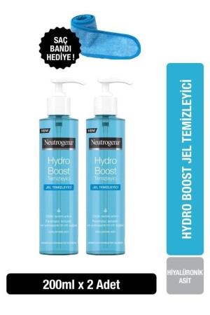 Hydro Boost Wassergel-Reiniger 200 ml x2 + Haarband PKTHYDROBOOST200X2 - 2