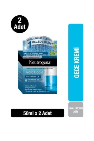 Hydro Boost Yüz Nemlendirici Gece Kremi 50 Ml X2 35746614010962 - 2