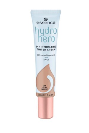 Hydro Hero Tinte Cream – getönte Feuchtigkeitscreme Nr. 20, 30 ml - 3