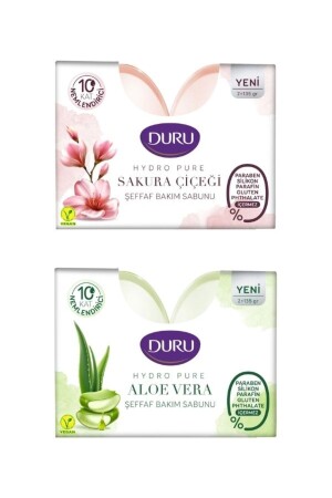 Hydro Pure Sakura Çiçeği Ve Aloe Vera Sabun 4 Adet Sabun 540Gr - 2