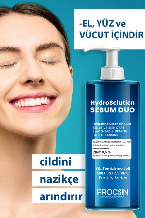 Hydrosolution Niacinamid-Gesichtsreinigungsgel für fettige und zu Akne neigende Haut 200 ml - 6