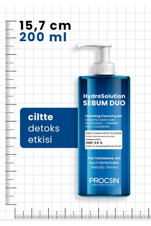 Hydrosolution Niacinamid-Gesichtsreinigungsgel für fettige und zu Akne neigende Haut 200 ml - 8