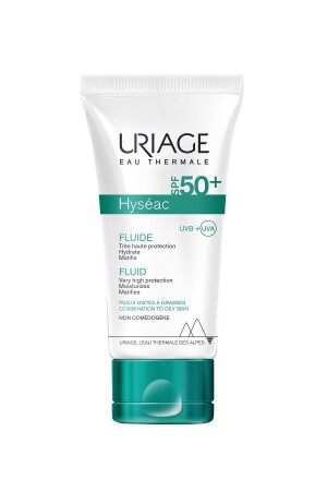 Hyseac Fluide Spf50+ 50 ml Spezieller Sonnenschutz für zu Akne neigende, Mischhaut und fettige Haut 50+ 3661434001932 - 2