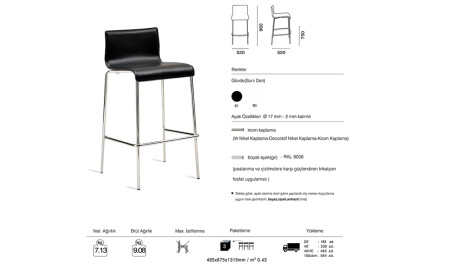 Icon - Bdk Bar Sandalyesi 2 Adet - 4