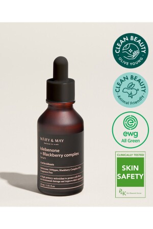 Idebenone + Blackberry Revitalisierendes Serum mit Antioxidans und Anti-Makel-Brombeere 30 ml IBCS - 3