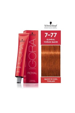 Igora Royal 7-77 Auburn Intense Copper 60 ml - 2