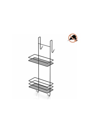 Iki Katlı Asmalı Duşakabin Rafı - Siyah 03TXN188 - 5