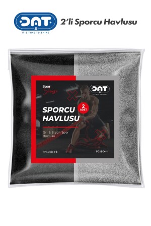 Ikili 50x90 Cm Sporcu Havlusu: Gym Fitness Plates Boks Tenis Için Şıklığı Ve Performansı Bir Arada SPORCU-HAVLUSU-001 - 2