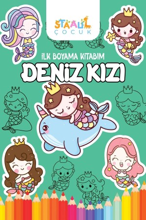 Ilk Boyama Kitabım - Deniz Kızı (BÜYÜK RESİMLİ BOYAMA KİTABI) - 2