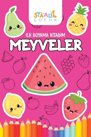 Ilk Boyama Kitabım - Meyveler (BÜYÜK RESİMLİ BOYAMA KİTABI) - 2