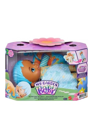 İlk Kelebek Bebeğim Mavi Saçlı Bebek 23 Cm Hbh38 - My Garden Baby - 6