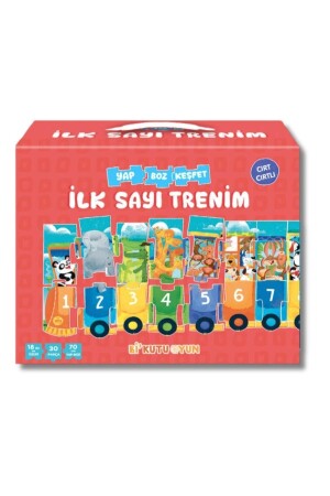 İlk Sayı Trenim- Cırt Cırtlı Yapboz ve Kitap Seti ILKSAYITRENIM - 2