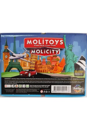 Immobilienhandelsspiel Molipoly Molicity Monopoly Monopoly Metropol Mega City Familienspiel - 5