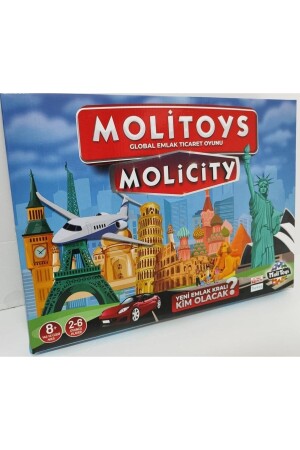 Immobilienhandelsspiel Molipoly Molicity Monopoly Monopoly Metropol Mega City Familienspiel - 6