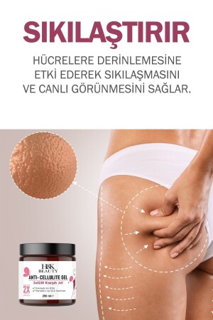 Inceltici Sıkılaştırıcı Selülit Ve Çatlak Karşıtı Bölgesel Inceltici Için Soğuk Jel 250 Ml - 5