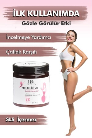 Inceltici Sıkılaştırıcı Selülit Ve Çatlak Karşıtı Bölgesel Inceltici Için Soğuk Jel 250 Ml - 6