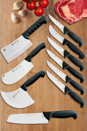 Incisive Series 10-teiliges Küchenmesser-Set, Fleisch, Brot, Gemüse, Obst, Messer CS40 - 1