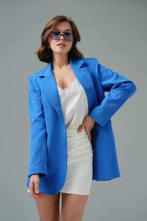 Indigo Blazer Ceket - 1