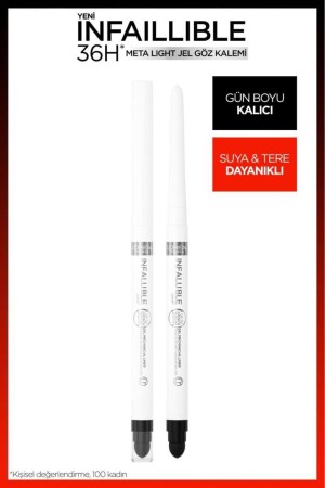 Infaillible Meta Light Gel-Augenstift – Polarweiß - 2