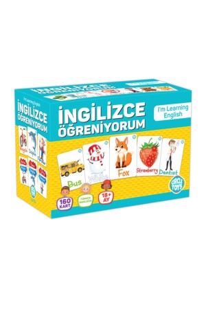 Ingilizce Öğreniyorum Eğitici Kartlar (160 Adet) İNGİLİZCE ÖĞRENİYORUM - 1